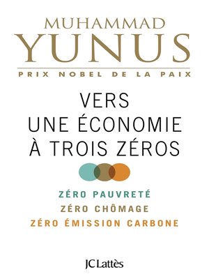 cover image of Vers une économie à trois zéros